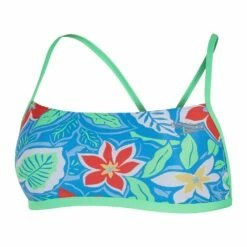 Womens Retro Floral Allover Digital Cross Back Crop Top -ALLENS SWIMWEAR Sales 8 1172715170 y1