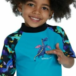 Boys Short Sleeve Printed Rash Top Set -ALLENS SWIMWEAR Sales 8 11883h030 w1