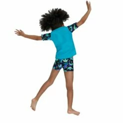 Boys Short Sleeve Printed Rash Top Set -ALLENS SWIMWEAR Sales 8 11883h030 x2