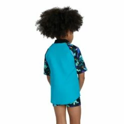 Boys Short Sleeve Printed Rash Top Set -ALLENS SWIMWEAR Sales 8 11883h030 x5
