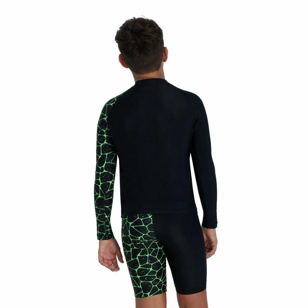 Boys Long Sleeve Printed Rash Top 4 Boys Long Sleeve Printed Rash Top - Image 2