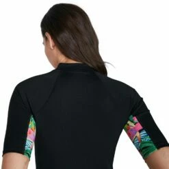 Womens Short Sleeve Printed Rash Top 20 Womens Short Sleeve Printed Rash Top -ALLENS SWIMWEAR Sales 8 13197h029 w2