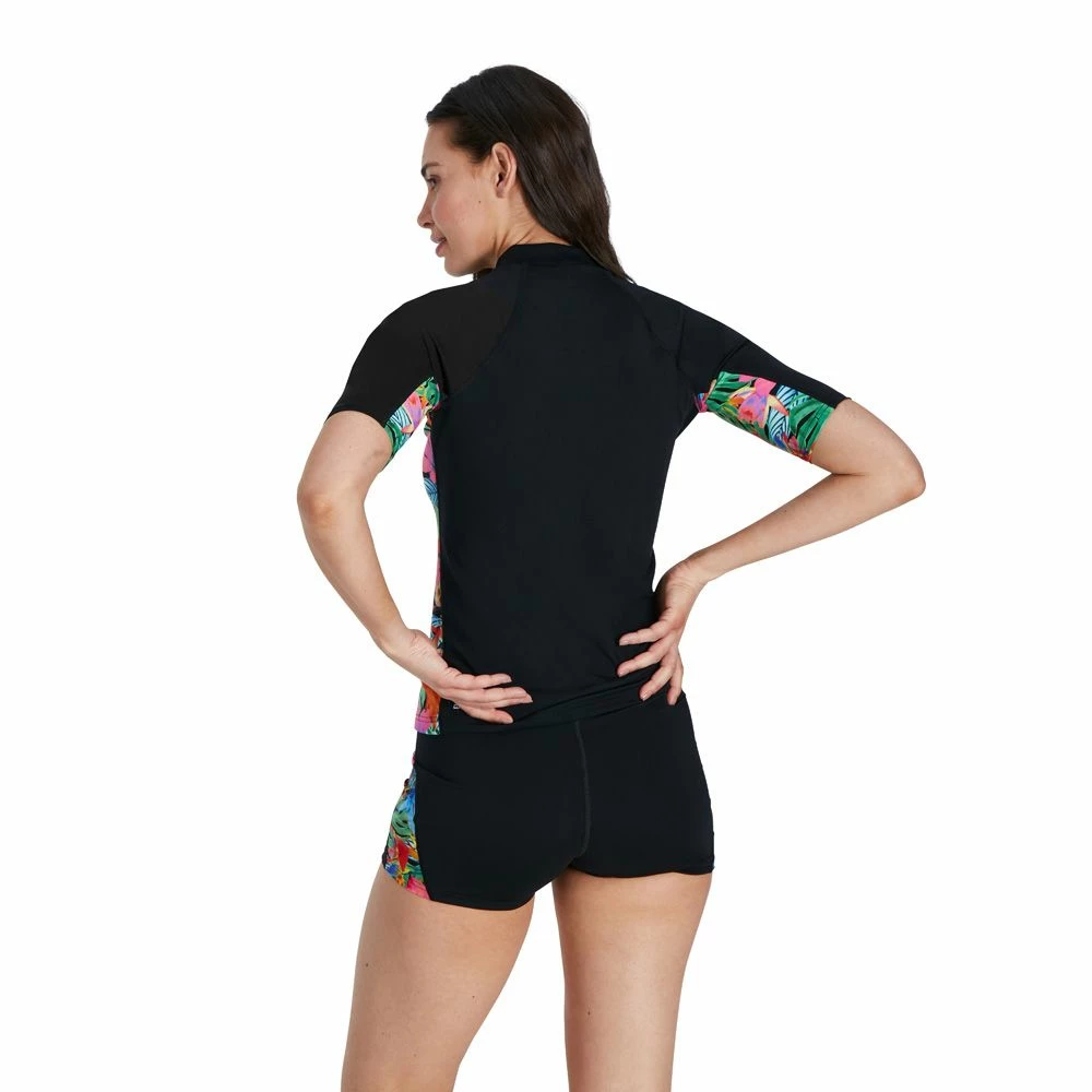 Womens Short Sleeve Printed Rash Top 9 Womens Short Sleeve Printed Rash Top - Image 7