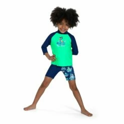 Boys Long Sleeve Printed Rash Top -ALLENS SWIMWEAR Sales 8 13505h091 x1