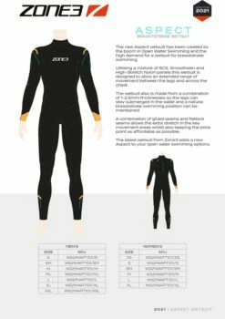 Mens Aspect 'Breaststroke' Wetsuit -ALLENS SWIMWEAR Sales aspect wetsuit 1