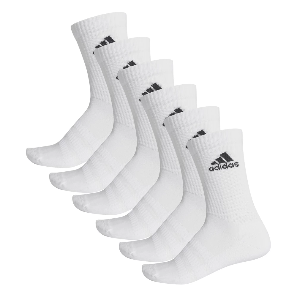 Cushioned Crew Socks 6 Pairs 4 Cushioned Crew Socks 6 Pairs - Image 2
