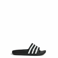 Adilette Aqua Slides -ALLENS SWIMWEAR Sales f35556 2 footwear photography side lateral view white