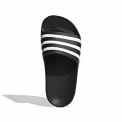 Adilette Aqua Slides -ALLENS SWIMWEAR Sales f35556 3 footwear photography top portrait view white