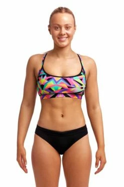 Ladies Crystal Eyes Sports Top