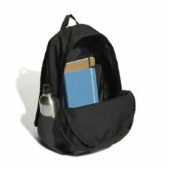 Classic Badge Of Sport 3-Stripes Backpack 11 Classic Badge Of Sport 3-Stripes Backpack -ALLENS SWIMWEAR Sales hg0348 4 hardware photography front inside view white