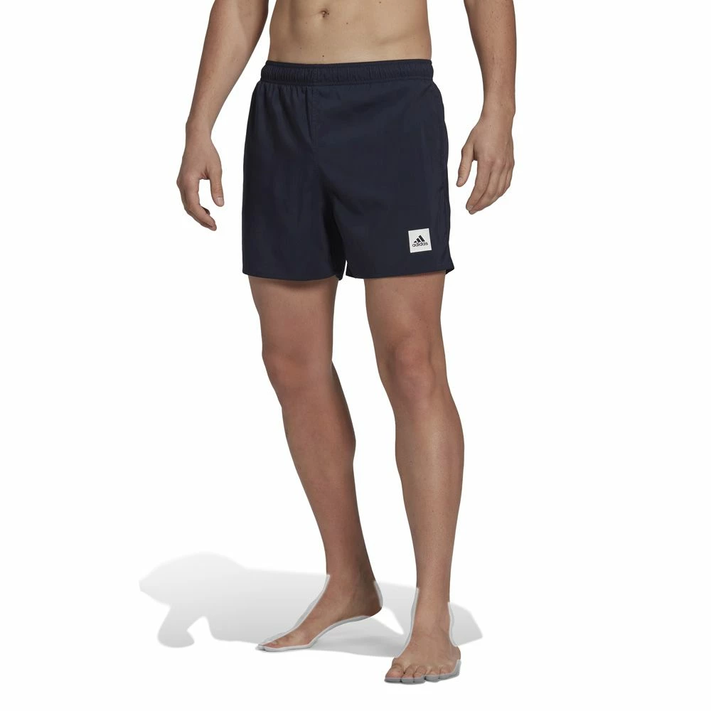 Mens Short Length Solid Swim Shorts 4 Mens Short Length Solid Swim Shorts - Image 2