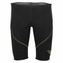 Boys Mpulse Jammer -ALLENS SWIMWEAR Sales mpulse men blk gold 02 front