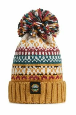 Mustard Traditional Nordic Bobble Hat