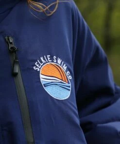 Selkie Long Sleeve Swim Robe 30 Selkie Long Sleeve Swim Robe -ALLENS SWIMWEAR Sales sr navy in use 4