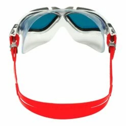 Vista Titanium Mirror Goggle -ALLENS SWIMWEAR Sales vista ms5050915lmr white red lmr 04 back