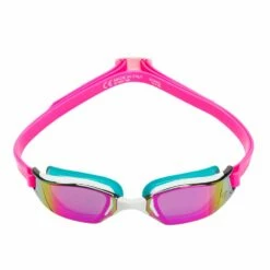 Xceed Titanium Mirror Goggle 10 Xceed Titanium Mirror Goggle -ALLENS SWIMWEAR Sales xceed ep1310243lmp mirror pink lens pink turquoise front
