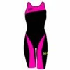 Womens Xpresso Kneesuit -ALLENS SWIMWEAR Sales xpresso wmn black pink 02front
